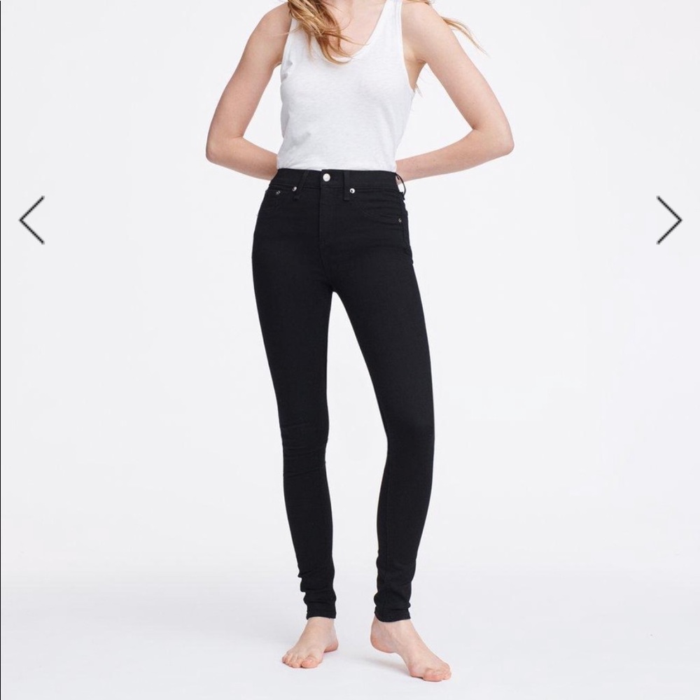 Rag and bone black skinny jeans